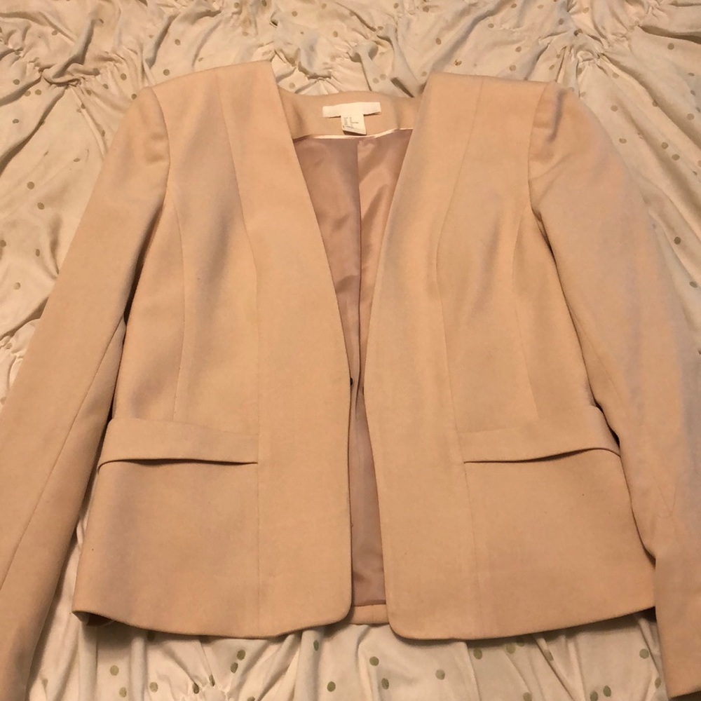Women’s blazer beige color